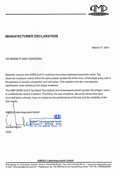 manufacturer-declaration